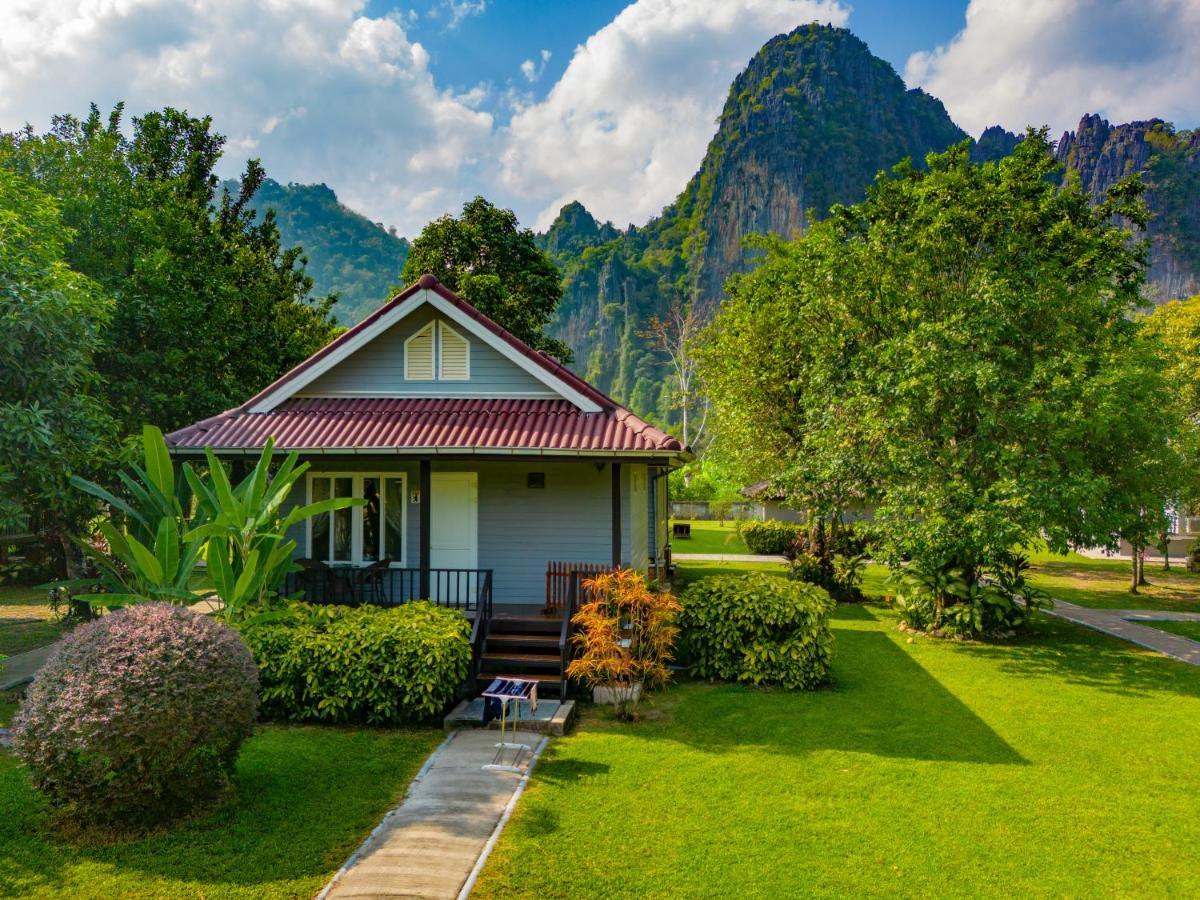 Bearlinbungalow Vang Vieng Exterior foto